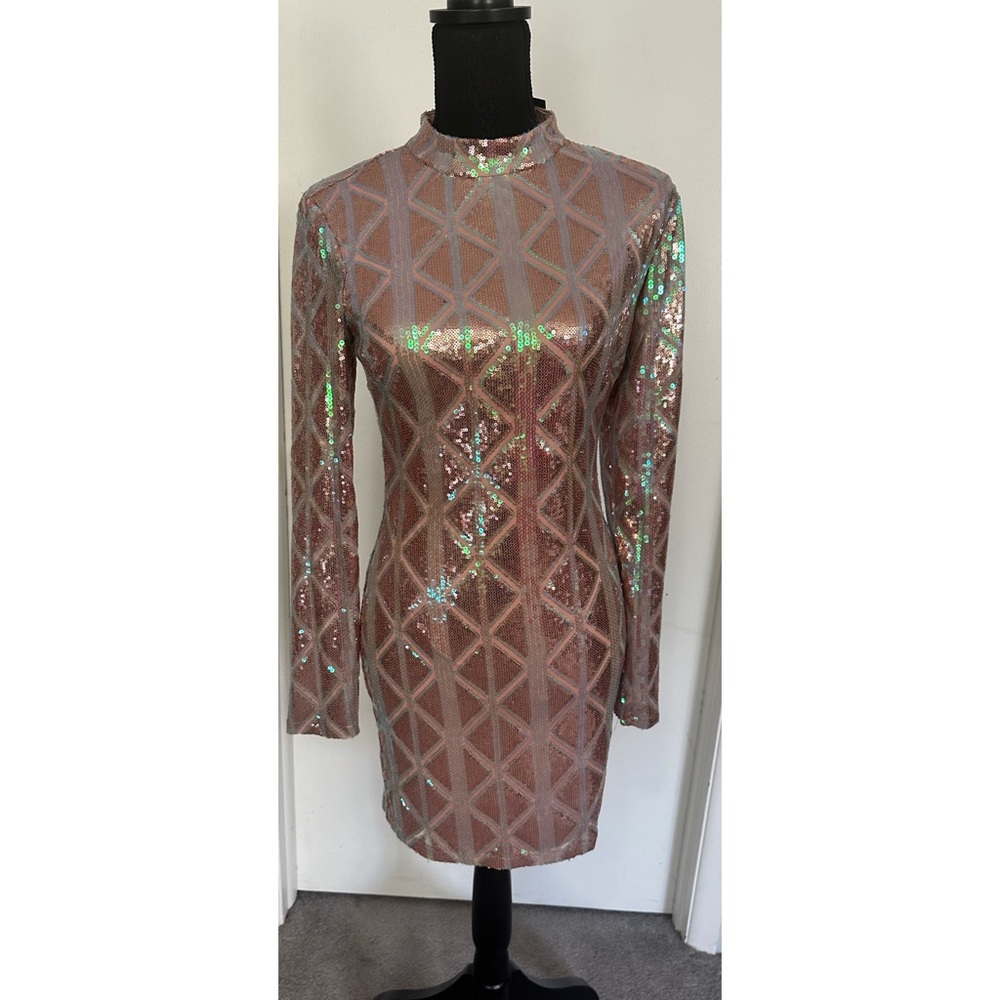 Fashion Nova “Capital Barbie” Sequin Dress